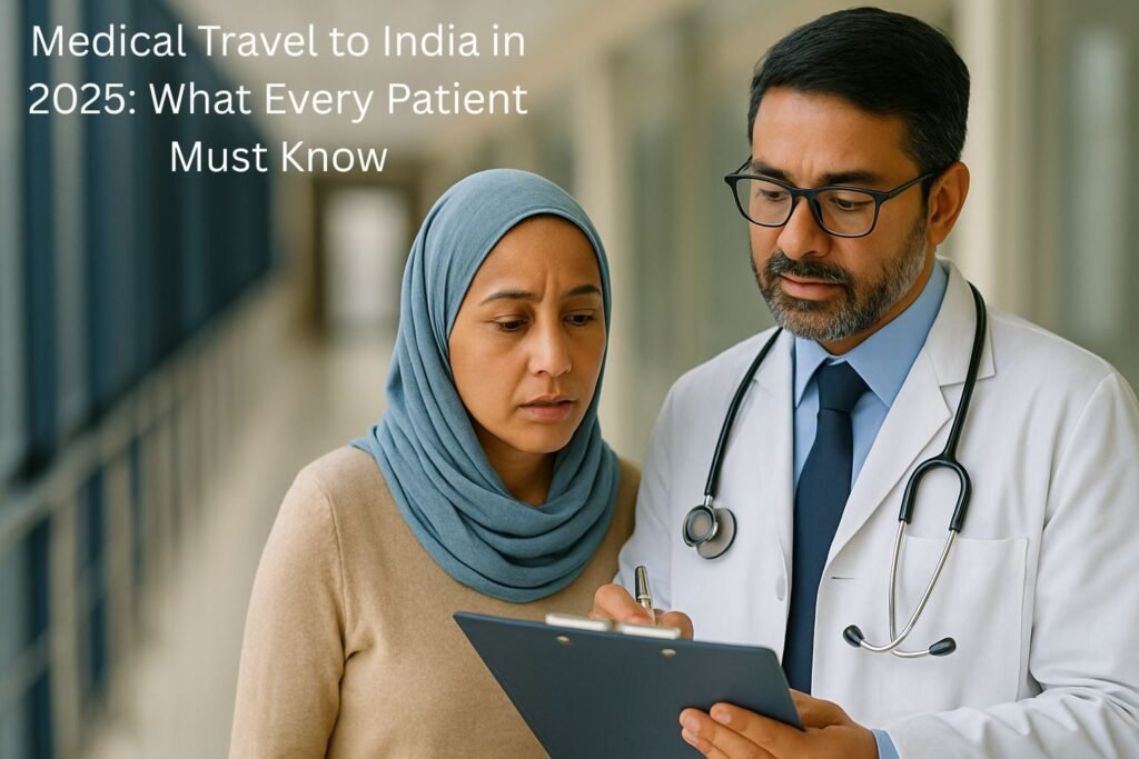 Medical visa and medical treatment in India for 2025 patients
